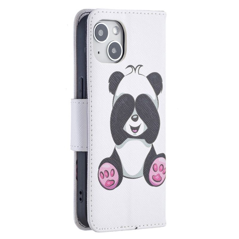Kožené Puzdro iPhone 15 Panda
