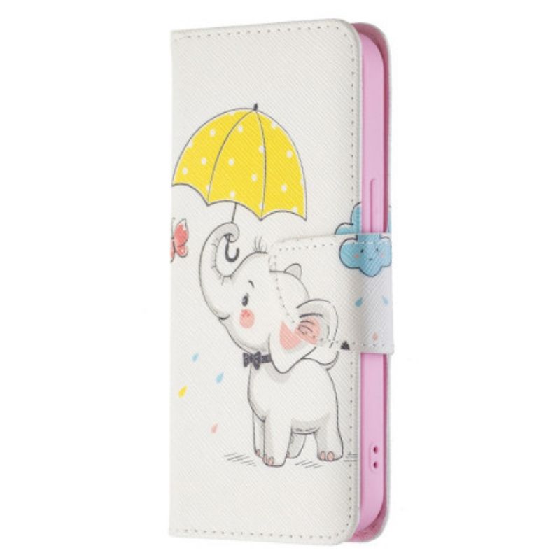 Kožené Puzdro iPhone 15 Sloníča
