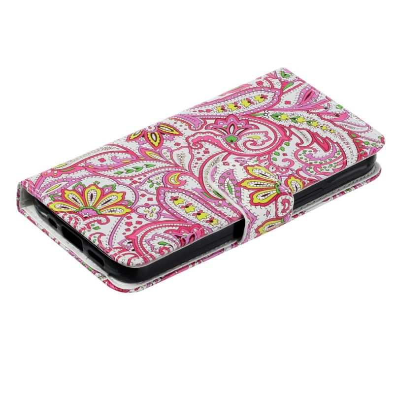 Kožené Puzdro iPhone 15 Vzor Remienka