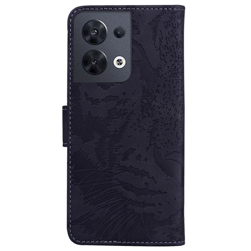 Flipové Puzdro Oppo Reno 8 Tigriu Stopu