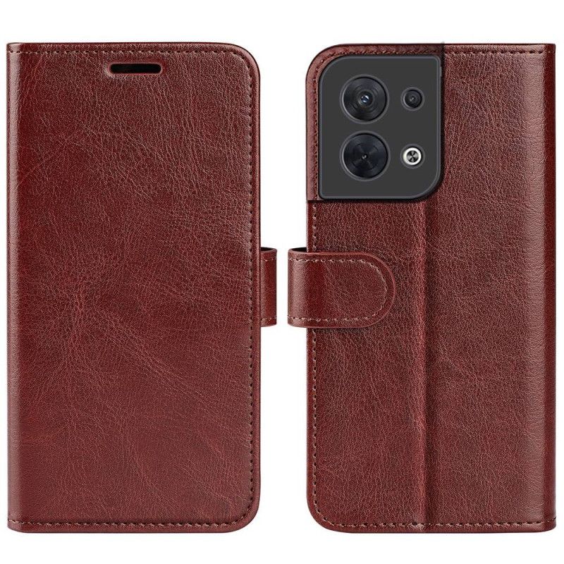 Kožené Puzdro Oppo Reno 8 Klasické Retro