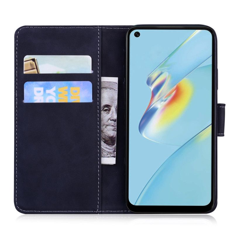 Kožené Puzdro Oppo Reno 8 Motýľ