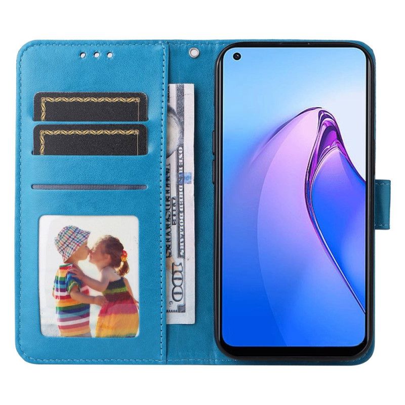 Kožené Puzdro Oppo Reno 8 Strappy Slnečnica