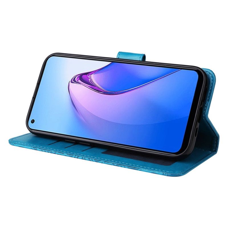 Kožené Puzdro Oppo Reno 8 Strappy Slnečnica