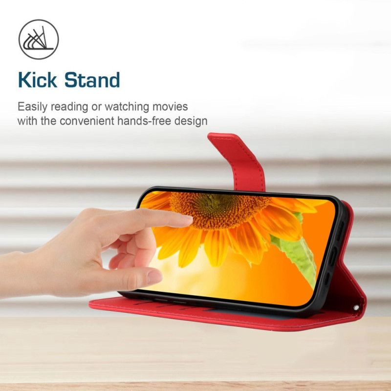 Peňaženkový Kryt Oppo Reno 8 Strappy Slnečnica