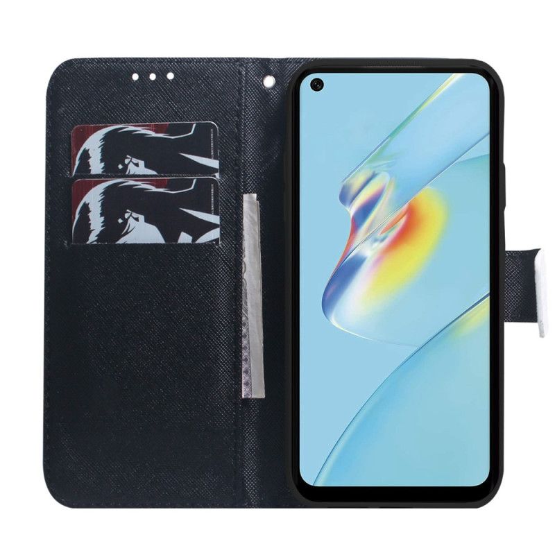 Peňaženkový Kryt Oppo Reno 8 Strappy Šteňa Sen