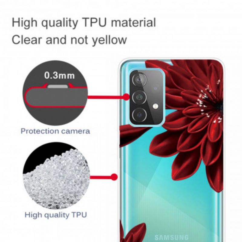 Kryt Samsung Galaxy A32 Divoké Kvety