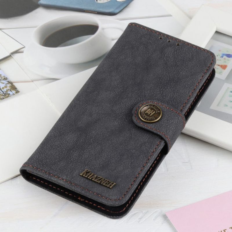 Peňaženkový Kryt Samsung Galaxy A32 Khazneh Retro Štiepaná Koža