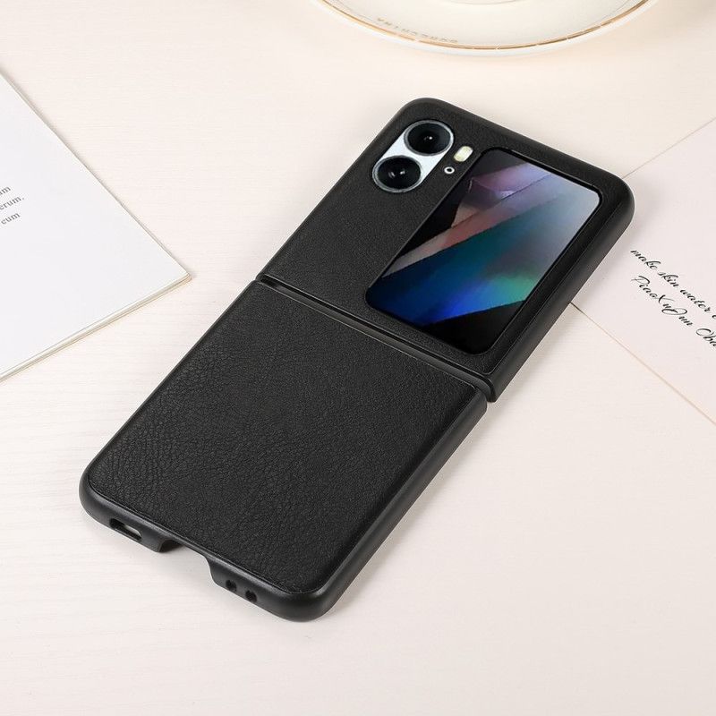 Flipové Puzdro Oppo Find N2 Flip Kožené Puzdro Textúra Kože
