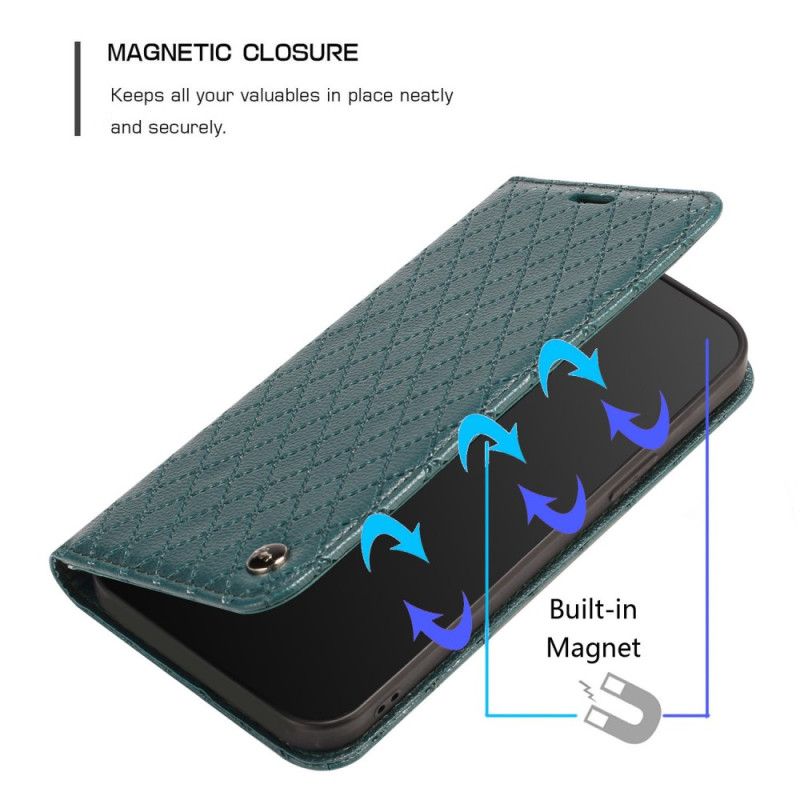 Flipové Puzdro Xiaomi 12 Lite Kožené Puzdro Rfid Diamanty