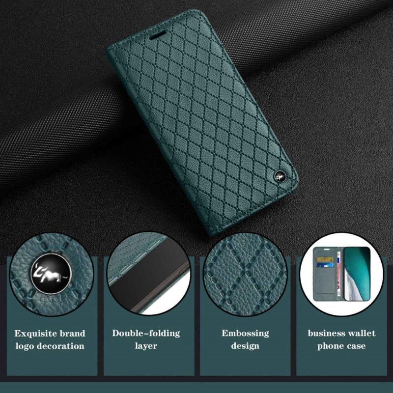 Flipové Puzdro Xiaomi 12 Lite Kožené Puzdro Rfid Diamanty