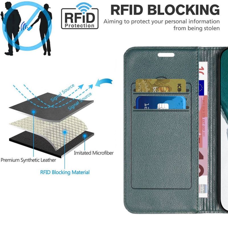 Flipové Puzdro Xiaomi 12 Lite Kožené Puzdro Rfid Diamanty