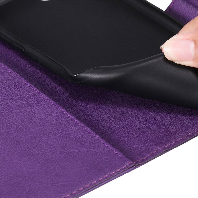Kožené Puzdro Xiaomi 12 Lite Obyčajné S Popruhom