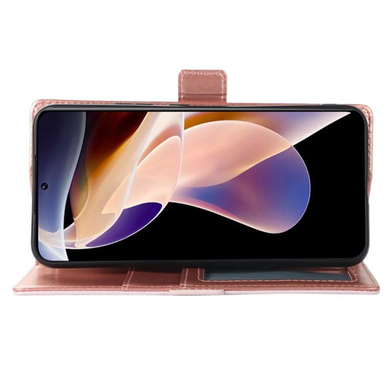 Kožené Puzdro Xiaomi 12 Lite Peňaženkový Odnímateľná Peňaženka A Šnúrka