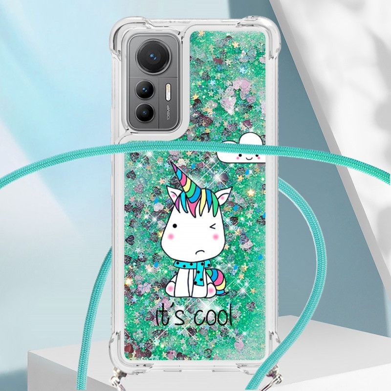 Kryt Xiaomi 12 Lite K Jednorožcom So Šnúrkou
