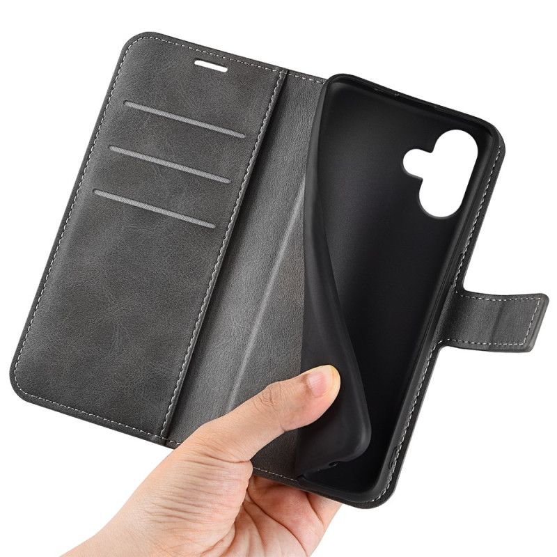 Puzdro iPhone 16 Kožený Štýl