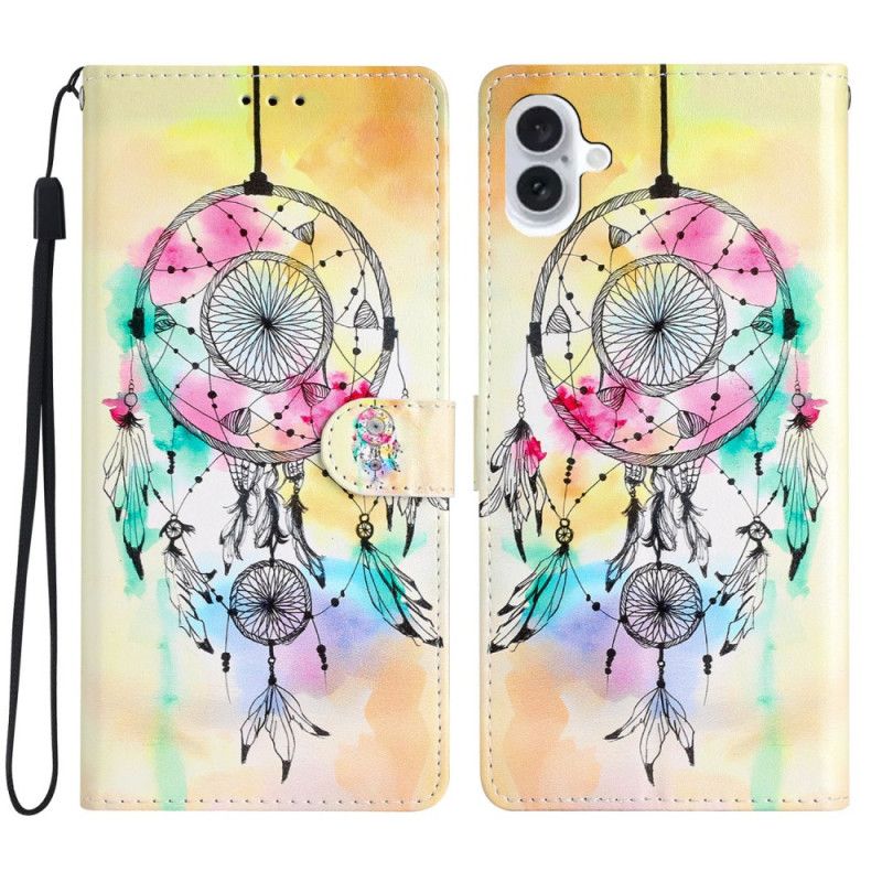 Puzdro iPhone 16 Lapač Snov S Popruhom