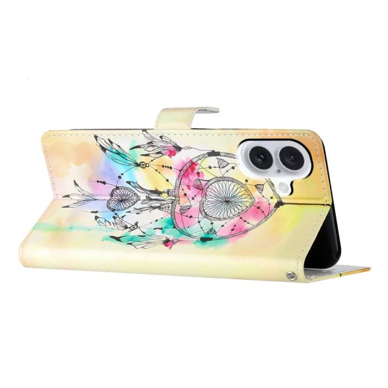 Puzdro iPhone 16 Lapač Snov S Popruhom