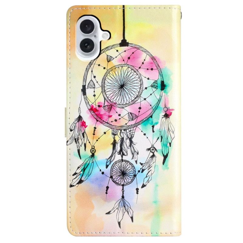 Puzdro iPhone 16 Lapač Snov S Popruhom