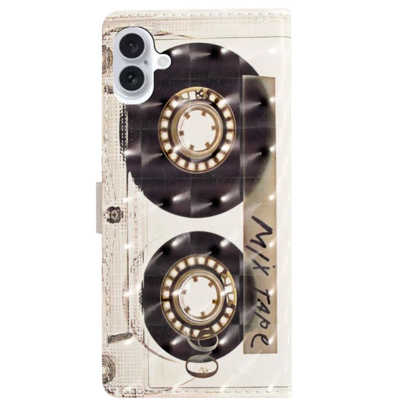 Puzdro Na iPhone 16 Kazeta So Šnúrkou