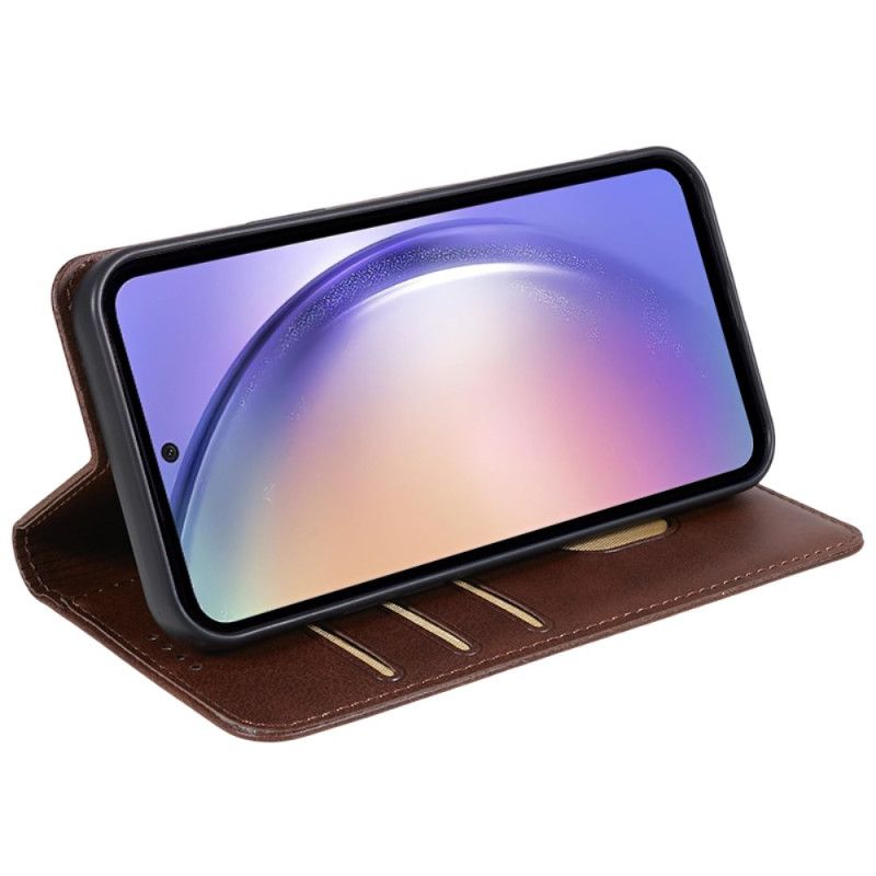 Kožené Puzdro Na Samsung Galaxy A55 5g Štýl S Textúrou Kože
