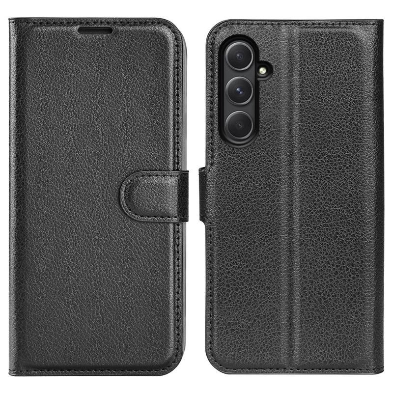 Kožené Puzdro Samsung Galaxy A55 5g Kryt Na Mobil Klasická Umelá Koža Litchi