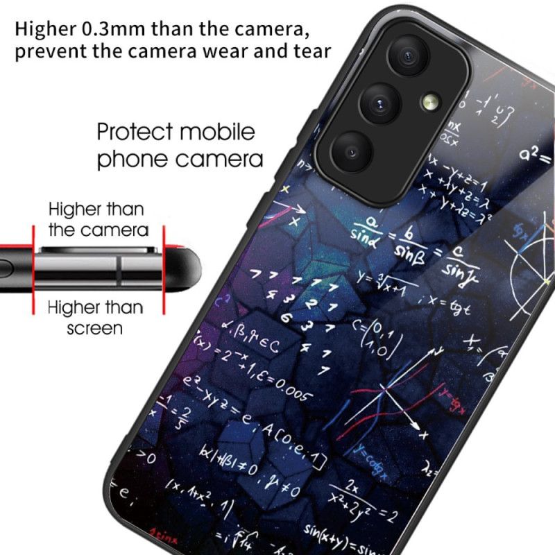 Kryt Na Samsung Galaxy A55 5g Rovnica Z Tvrdeného Skla