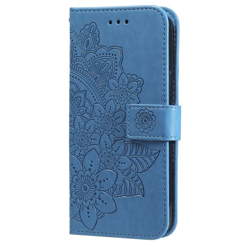 Puzdro Na Samsung Galaxy A55 5g Kvetinová Mandala S Remienkom