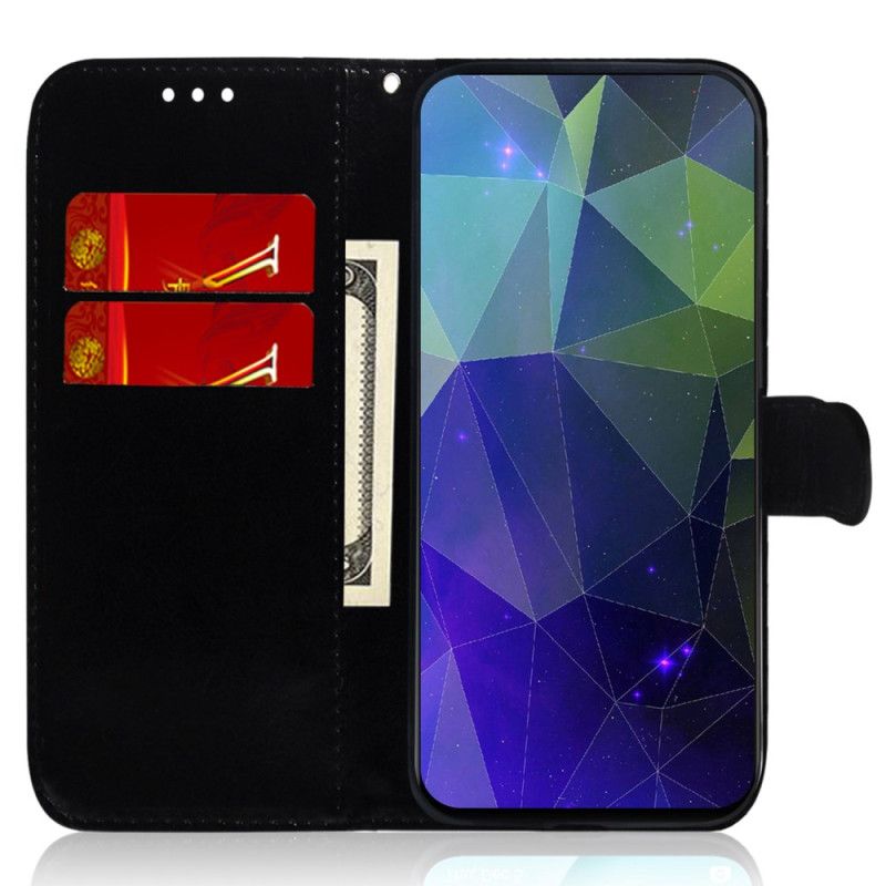 Puzdro Samsung Galaxy A55 5g Zrkadlový Efekt A Remienok