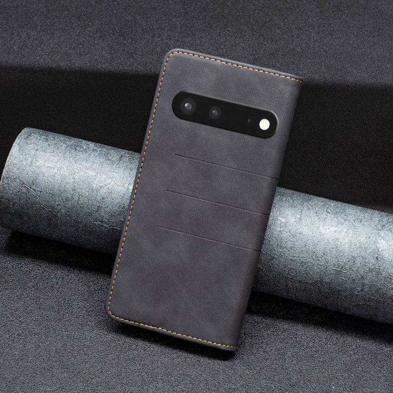 Flipové Puzdro Google Pixel 7 Kožené Puzdro Farba Binfen