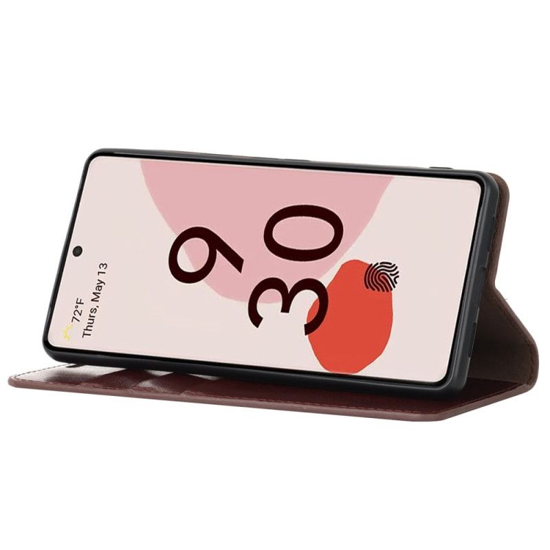 Flipové Puzdro Google Pixel 7 Kožené Puzdro Pravá Koža