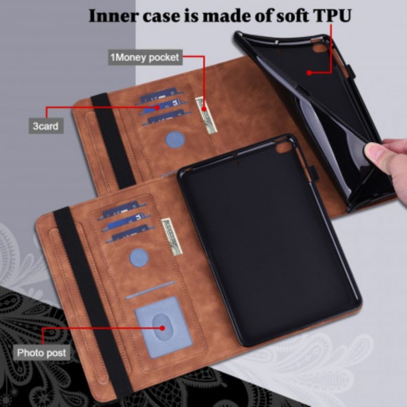 Kožené Puzdro Xiaomi Pad 5 Kvetinový Dizajn