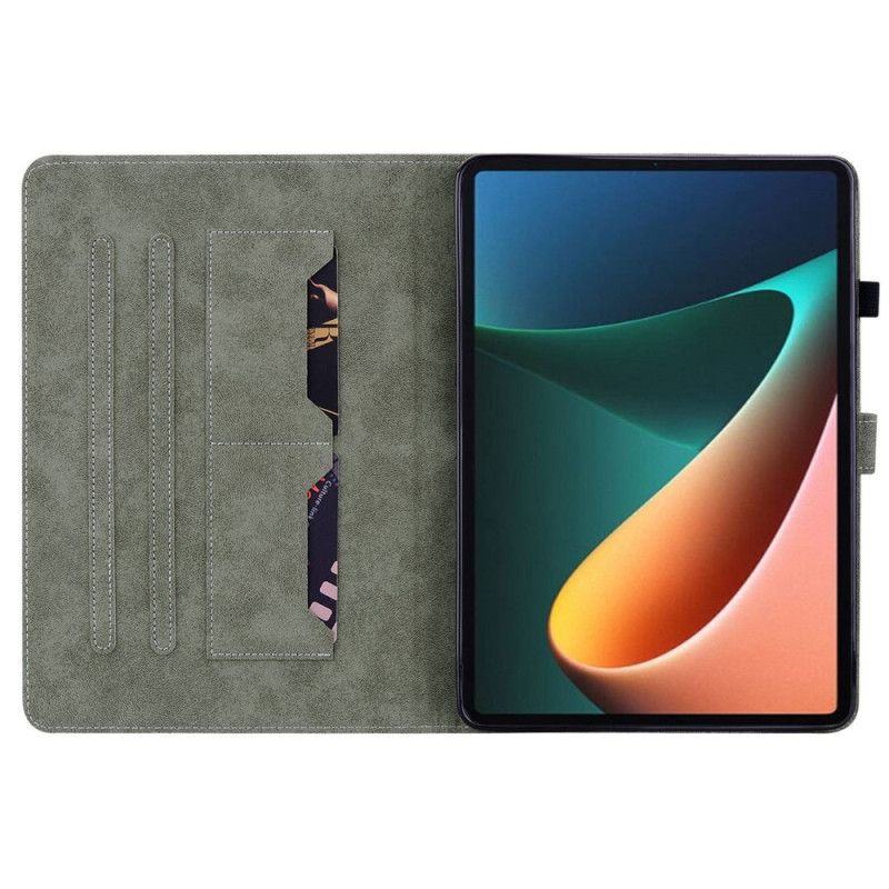 Peňaženkový Kryt Xiaomi Pad 5 Mäkká Umelá Koža