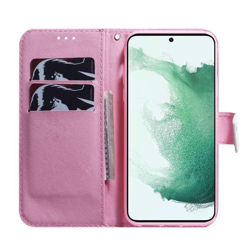 Flipové Puzdro Samsung Galaxy M33 5G Ružový Kvet