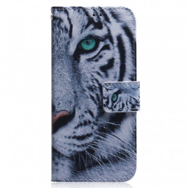 Kožené Puzdro Samsung Galaxy M33 5G Biely Tiger