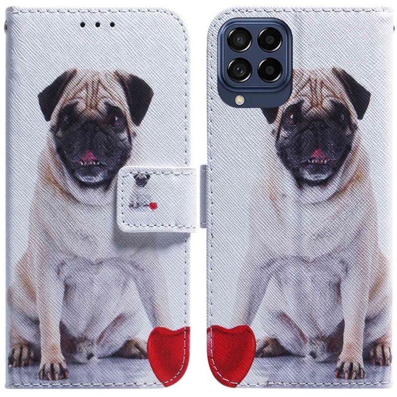 Kožené Puzdro Samsung Galaxy M33 5G Mops Pes