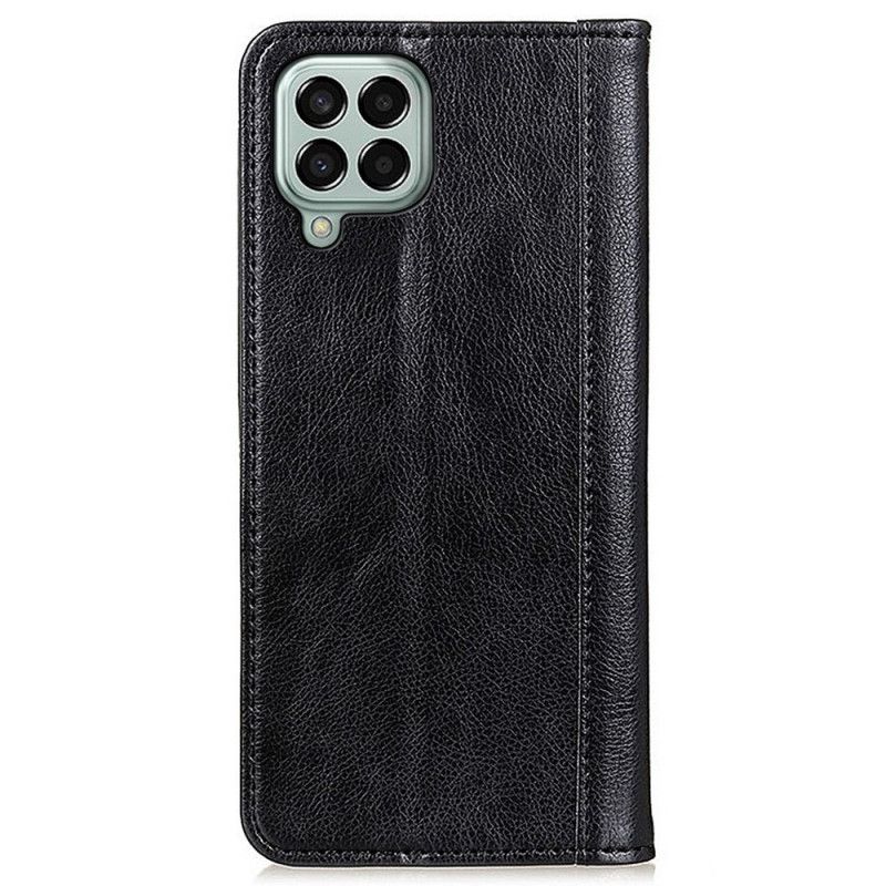 Kožené Puzdro Samsung Galaxy M33 5G Štiepaná Koža Litchi