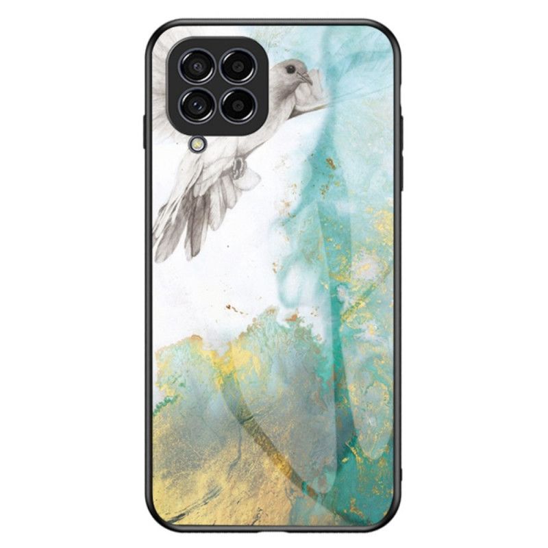 Kryt Samsung Galaxy M33 5G Mramorové Tvrdené Sklo