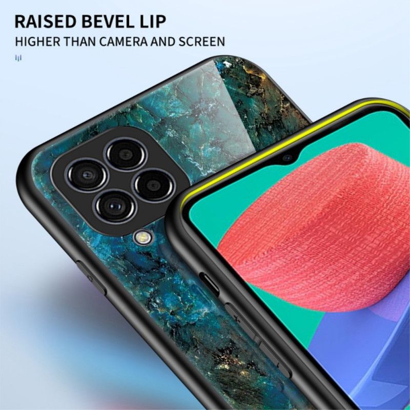 Kryt Samsung Galaxy M33 5G Mramorové Tvrdené Sklo