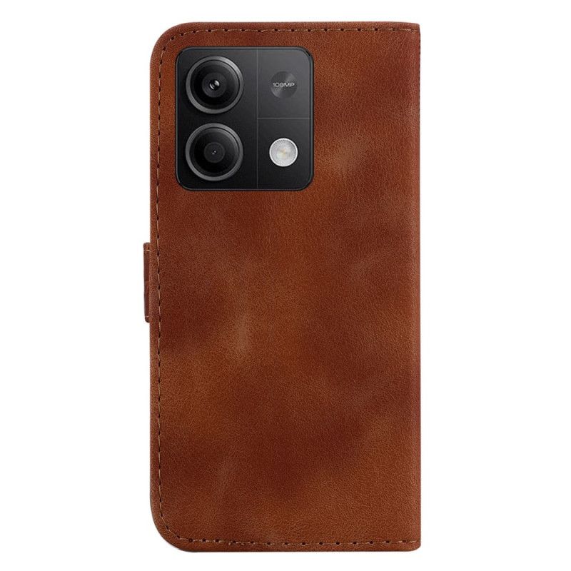 Kožené Puzdro Xiaomi Redmi Note 13 5g Dizajn 7 S Popruhom