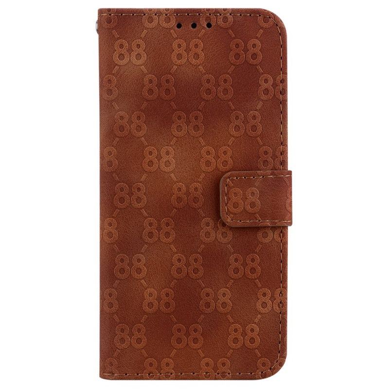 Kožené Puzdro Xiaomi Redmi Note 13 5g Kryt Na Mobil Dizajn 88 S Popruhom