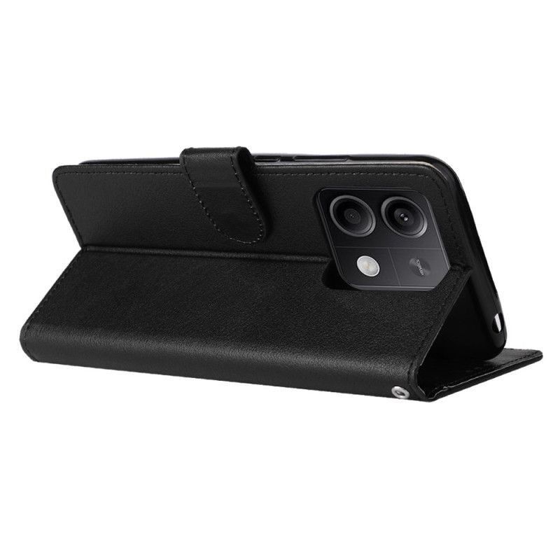 Kožené Puzdro Xiaomi Redmi Note 13 5g Kryt Na Mobil Obyčajné S Popruhom