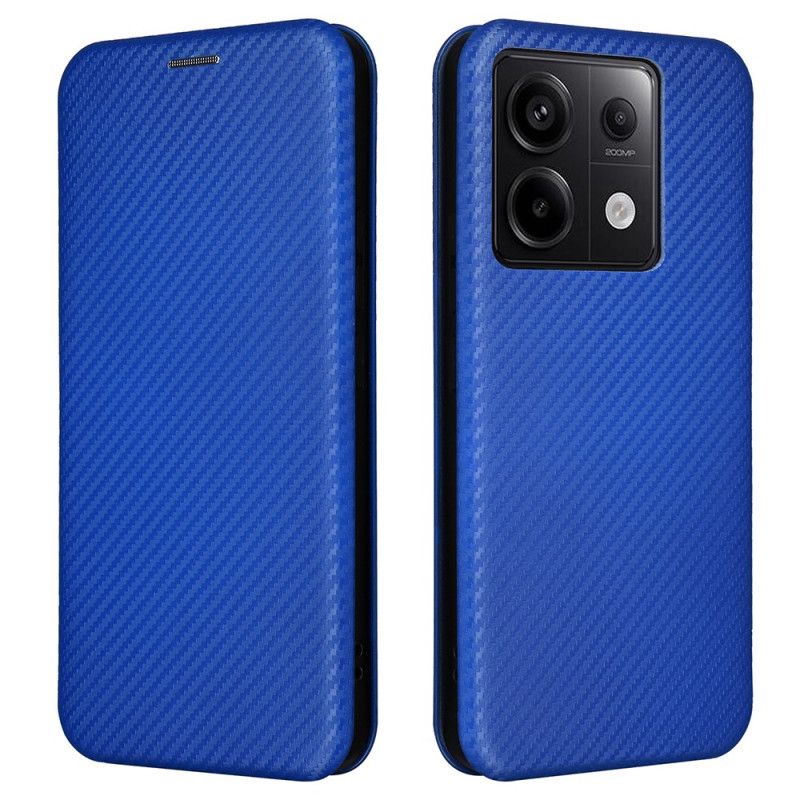 Kožené Puzdro Xiaomi Redmi Note 13 5g Uhlíkové Vlákno
