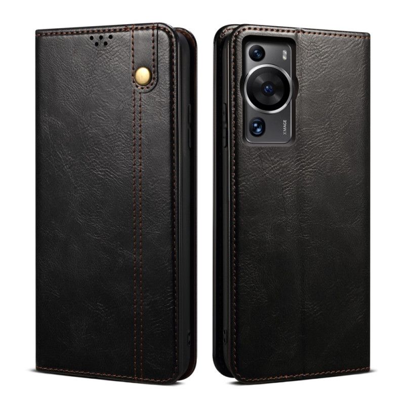 Flipové Puzdro Huawei P60 Pro Kožené Puzdro Voskované