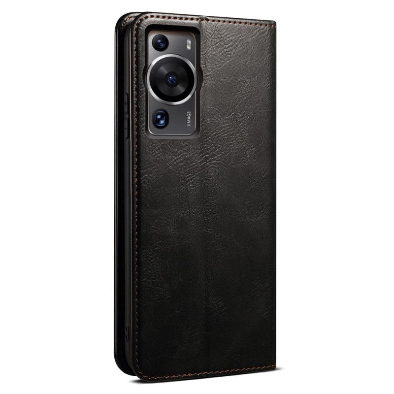 Flipové Puzdro Huawei P60 Pro Kožené Puzdro Voskované