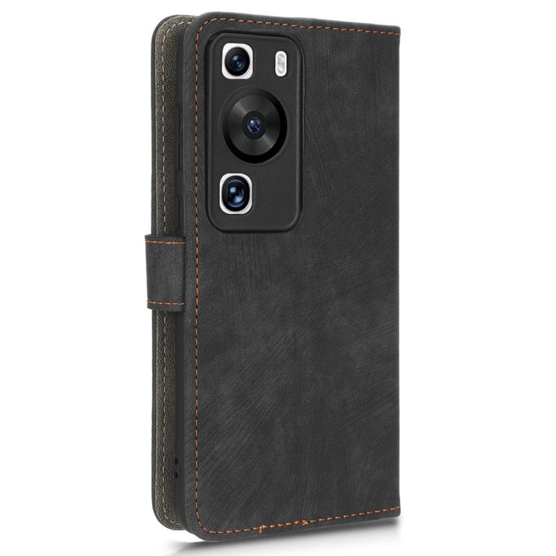 Kožené Puzdro Huawei P60 Pro Klasické Rfid So Šnúrkou