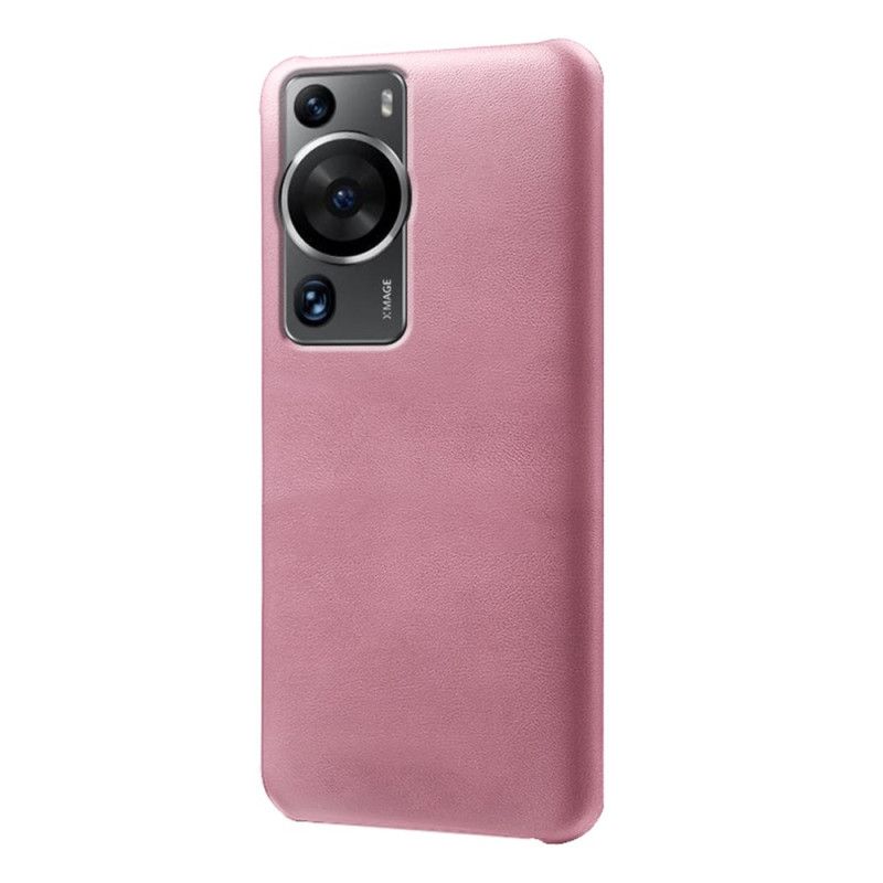 Kryt Huawei P60 Pro Kožený Efekt