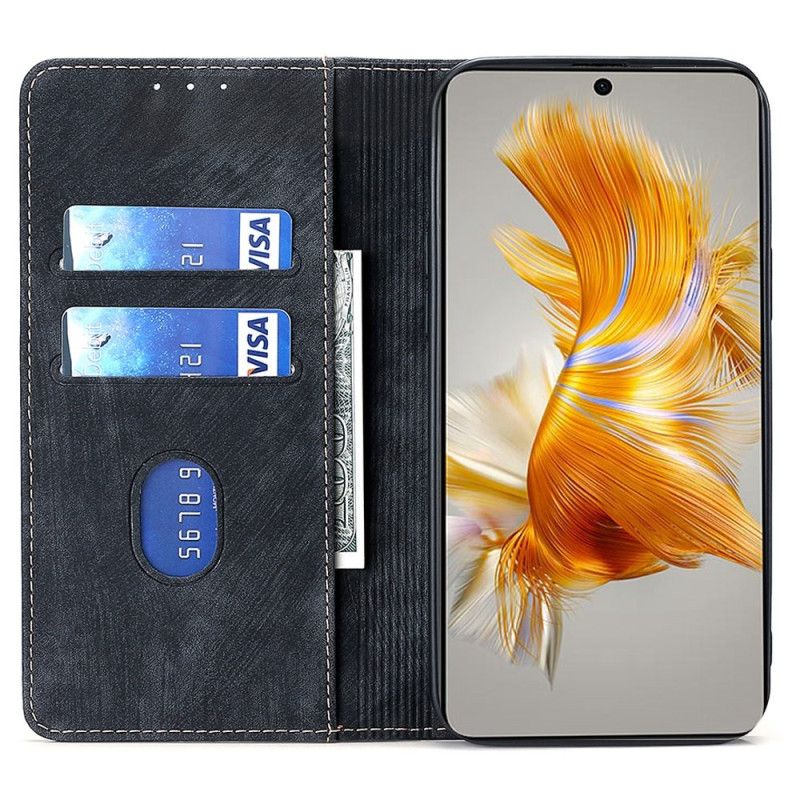 Flipové Puzdro Huawei Mate 50 Pro Kožené Puzdro Retro Umelá Koža