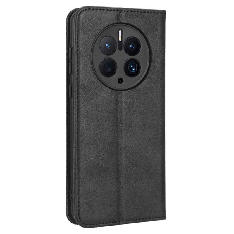 Flipové Puzdro Huawei Mate 50 Pro Kožené Puzdro Vintage Kožený Štýl