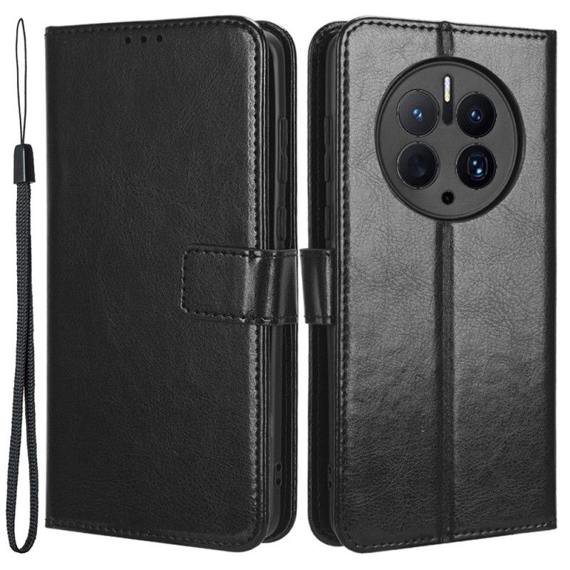 Kožené Puzdro Huawei Mate 50 Pro Remienok Z Umelej Kože